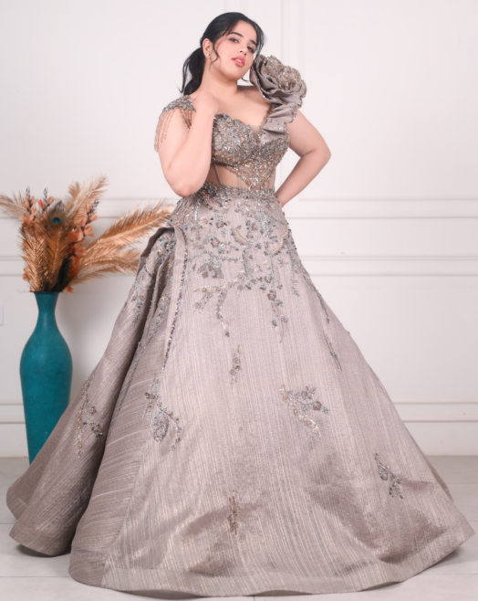 Copper Reception Gown