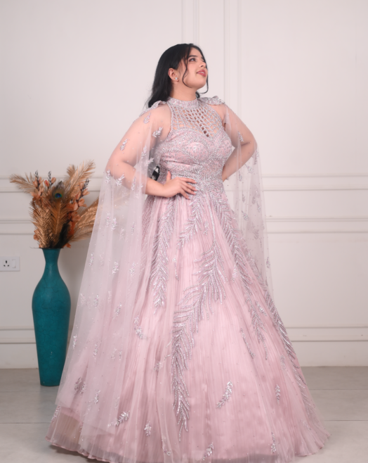 Halter Neck Bridesmaid Gown