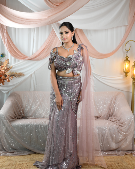 Indo-Western Two-Piece Set