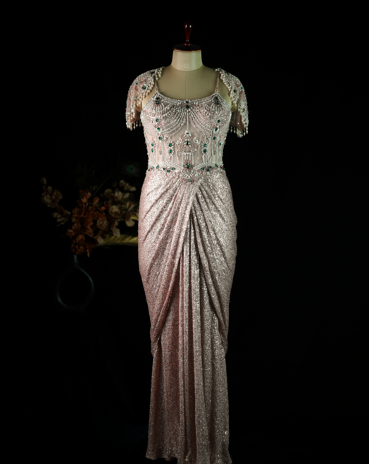 Blush Bodycon Drape